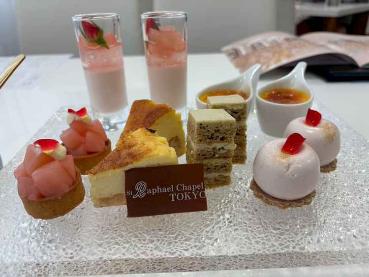 試食したデザートです。