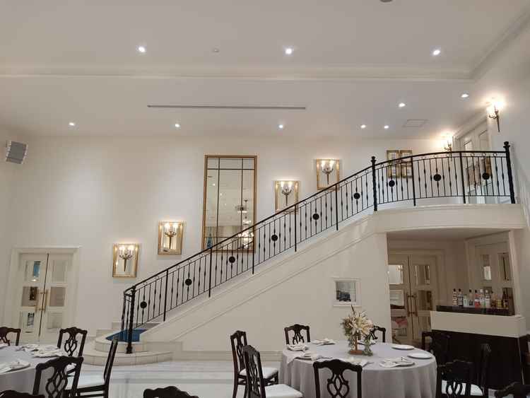 清潔感のある会場でした。