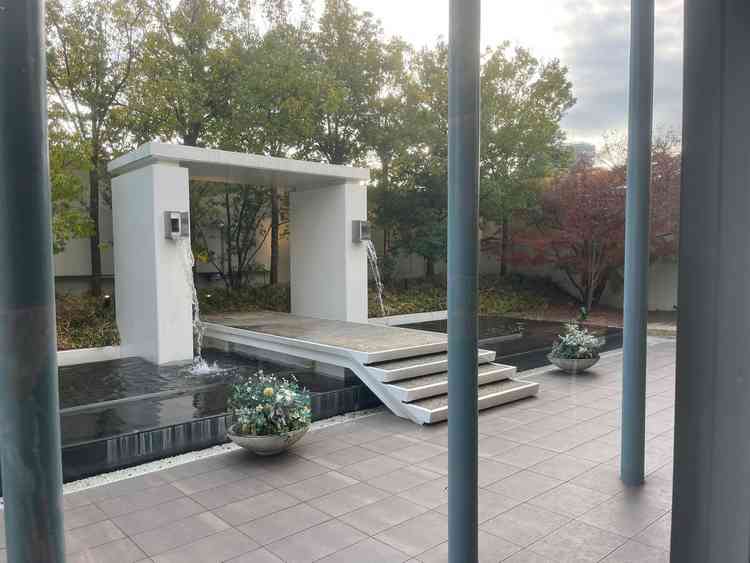 披露宴会場横テラス