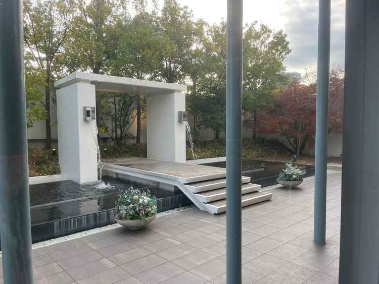 披露宴会場横テラス