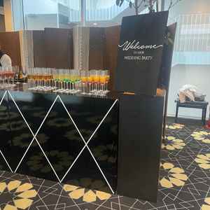 ウェルカムシャンパン。たくさんの種類の用意がありました。