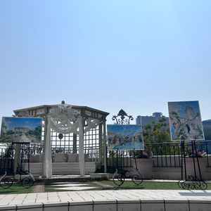 テラスからもkアリーナ見えます。