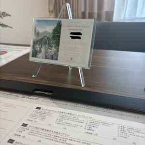初めにアンケートを書いてそれを元に色々プランナーの方から説明を受けました。