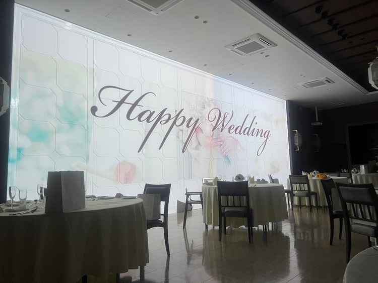 360°のプロジェクションマッピングによる演出があった。