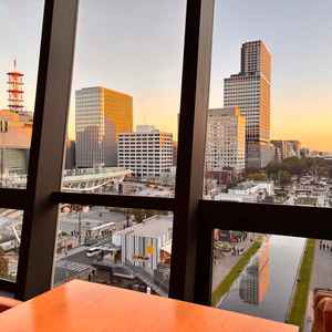 試食会場からの眺め。