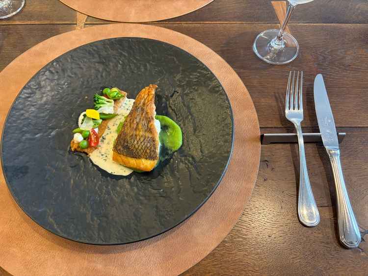 試食で頂いたお魚です。皮がパリパリでした。