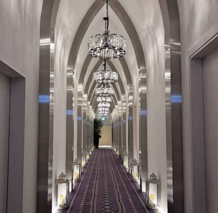 チャペルまでの雰囲気