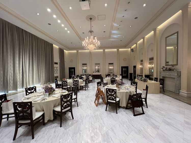 披露宴会場です。