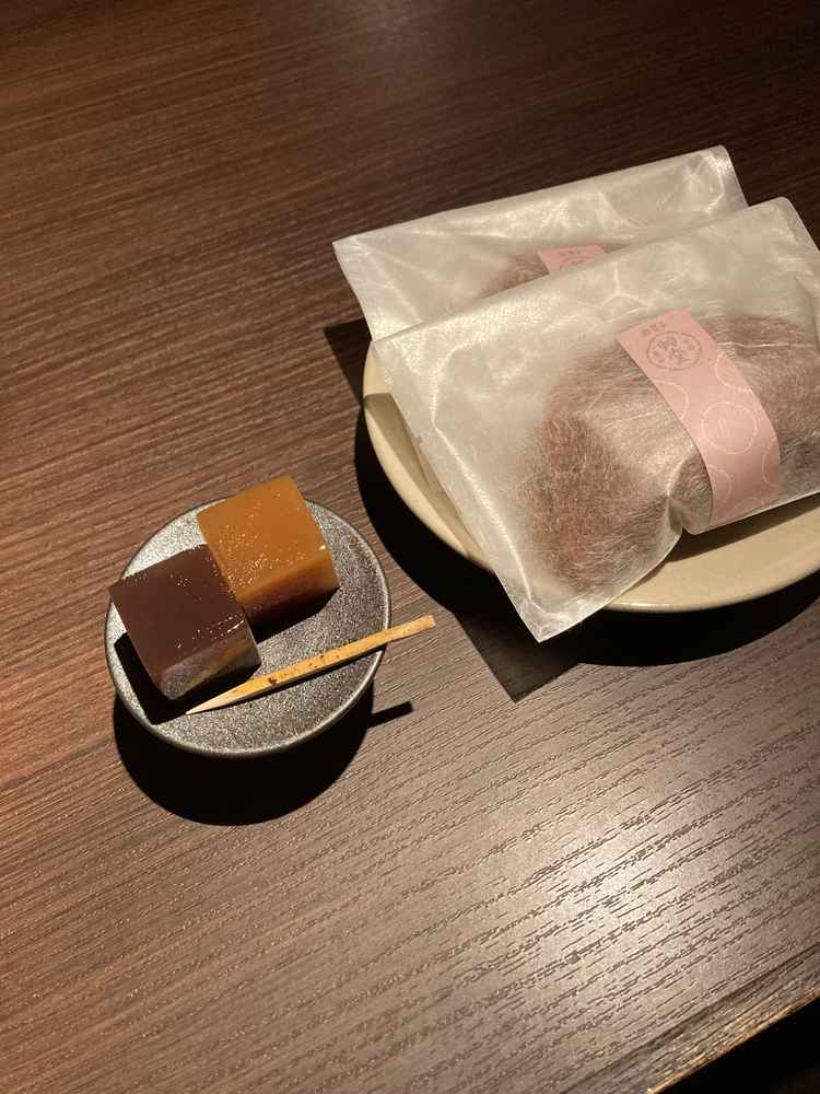 試食の後のデザートも和で京都らしくていいなと思いました！