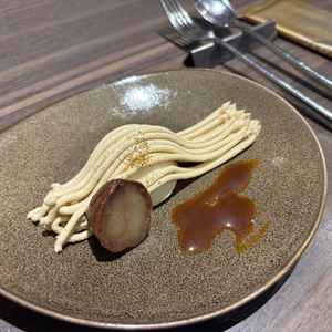 試食でモンブランをいただきました。美味しかったです。