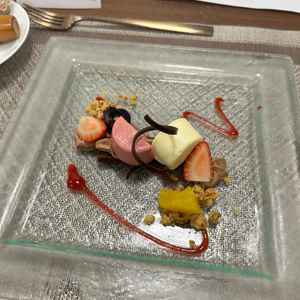 試食のデザートです