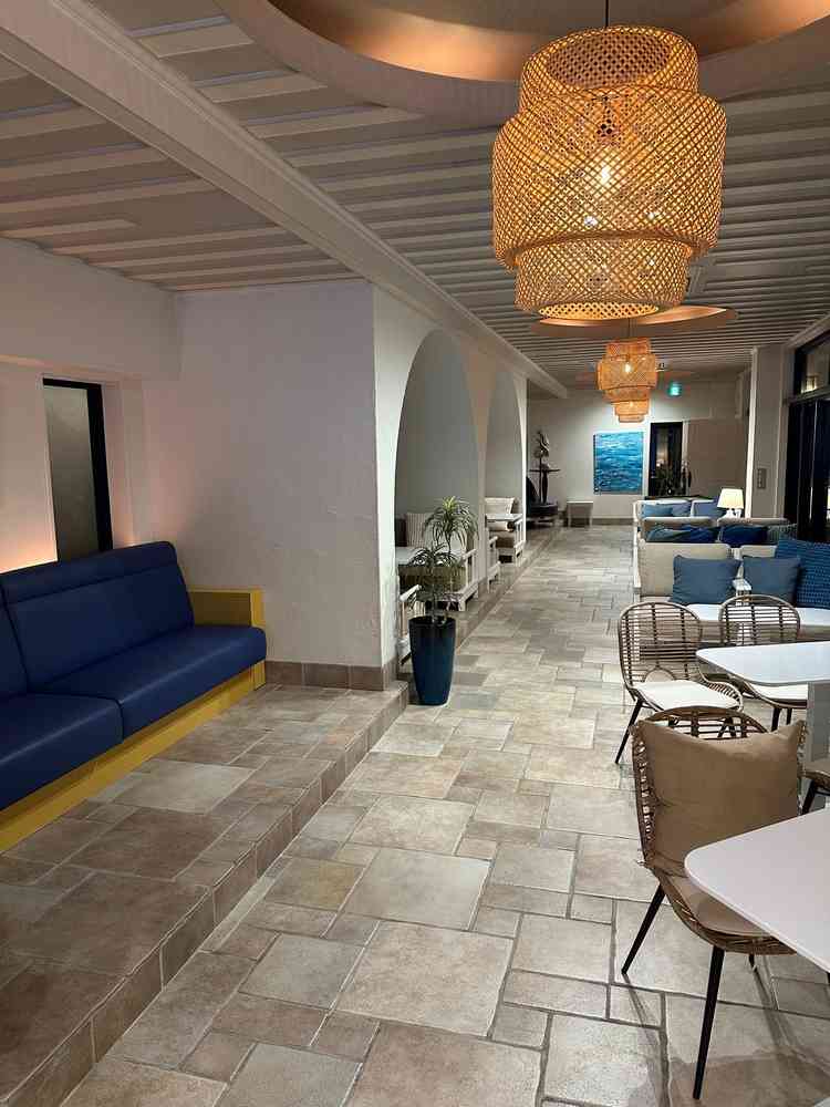 ゲストの待機スペース、自分達オリジナルの装飾が可能。