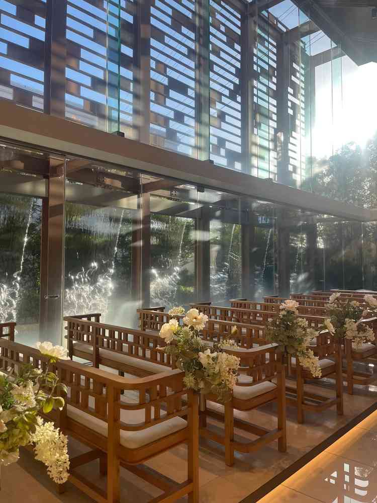 こもれびチャペルを実際に見学しました。