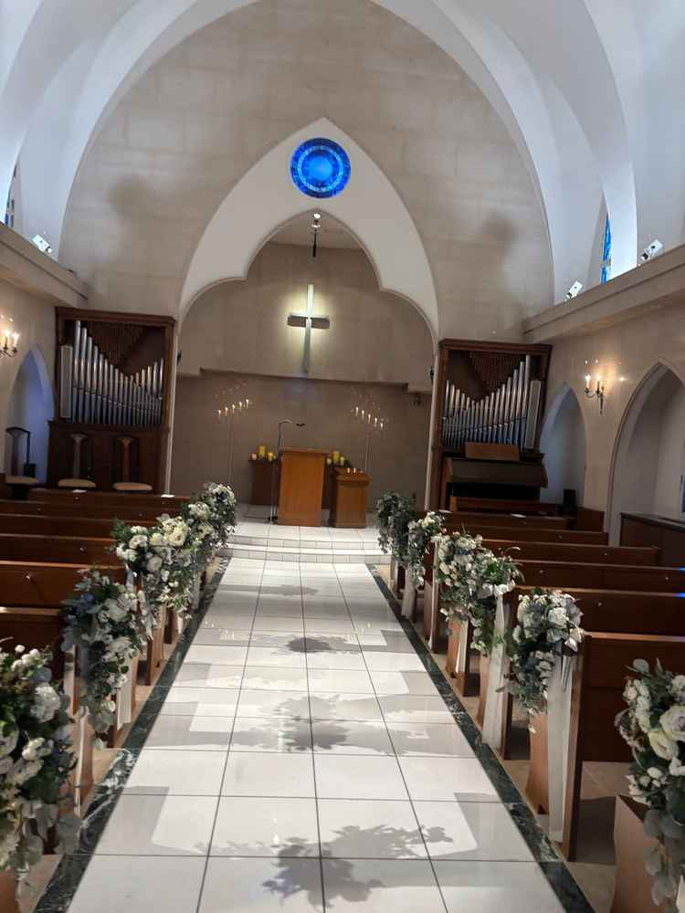 挙式場の写真です。とてもクラシカルで良かったです