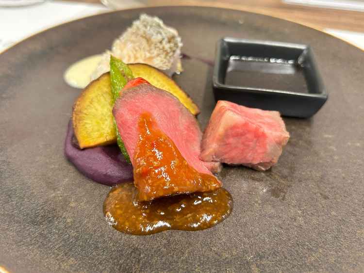 フェアで試食させて頂いたコース料理です。(メイン)