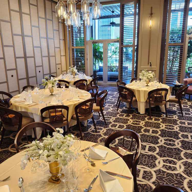 披露宴会場の一角