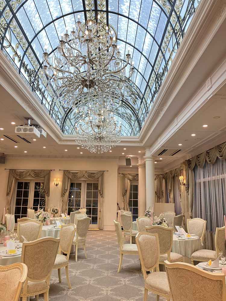 フランスの要素を取り入れた披露宴会場