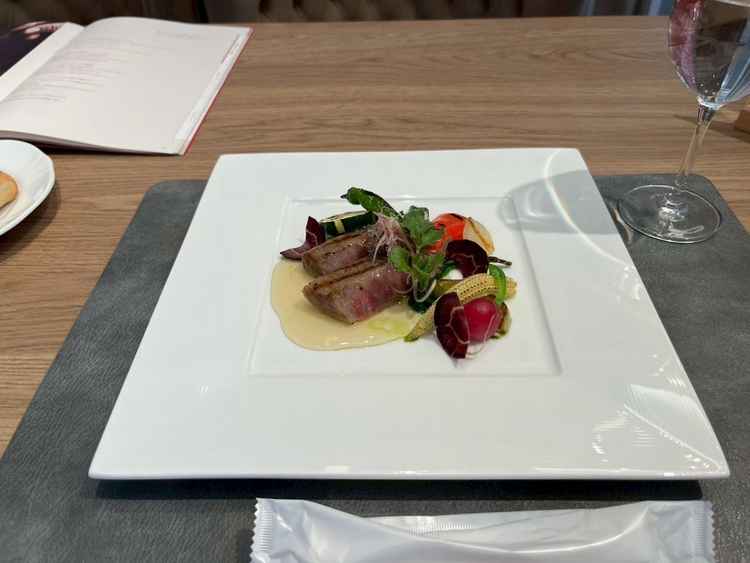 試食した黒毛和牛