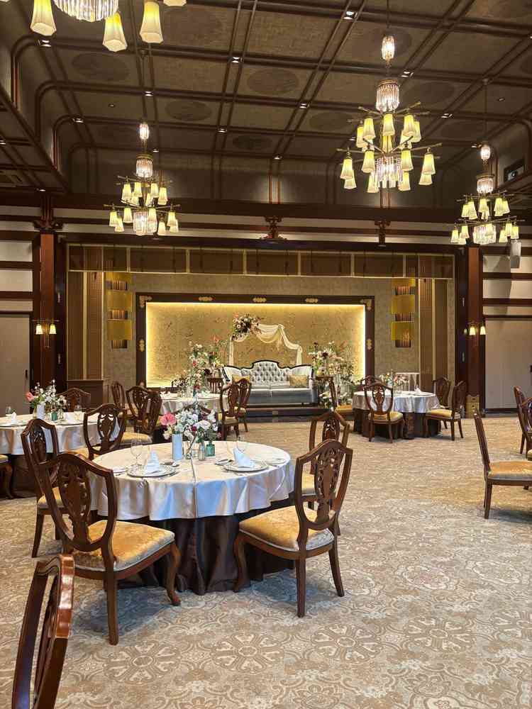 試食会場の装花がとてもきれいでした