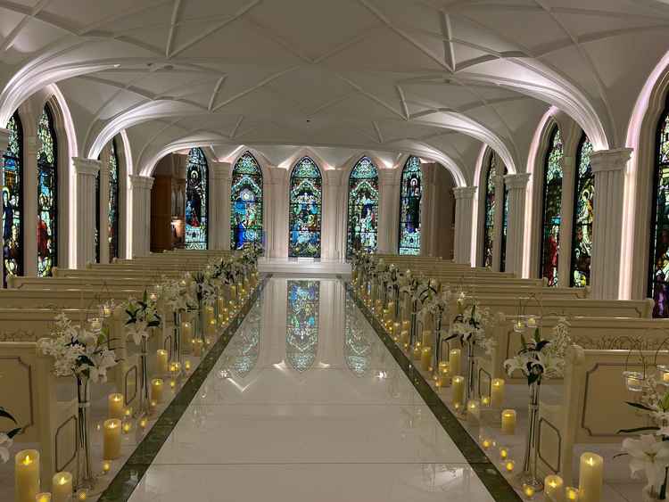 ステンドグラスのチャペルはやはり圧巻で素敵でした！