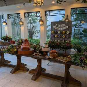 披露宴会場ヴァンヴェールの室内テラスです。