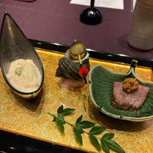 試食で頂いた先付の盛り合わせ