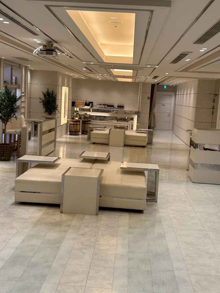 広々としたゲストの待合スペース