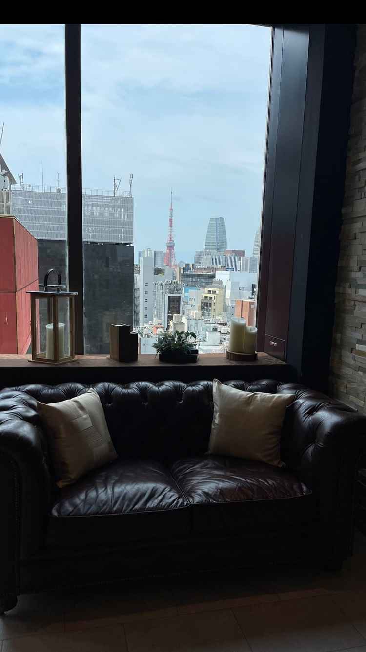 披露宴会場に向かう際に見れる東京タワー