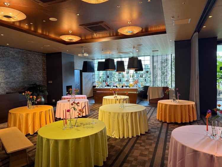 ライブキッチンがある披露宴会場