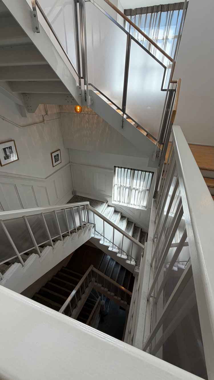 保存項目の螺旋階段。