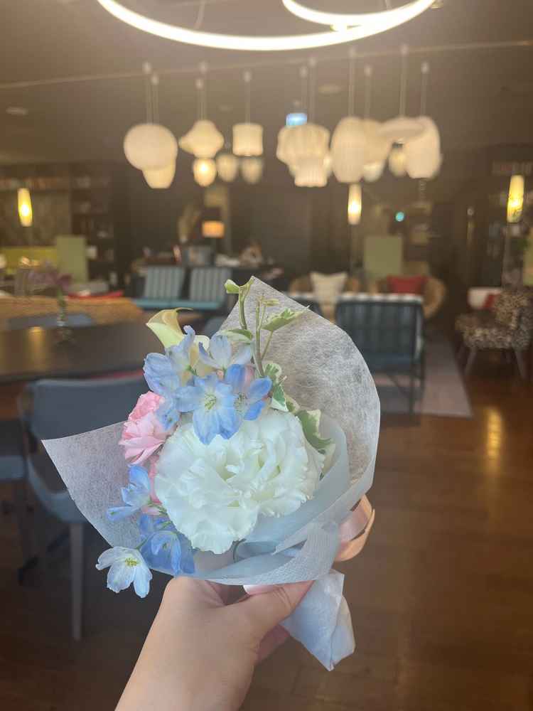 お花をいただきました。