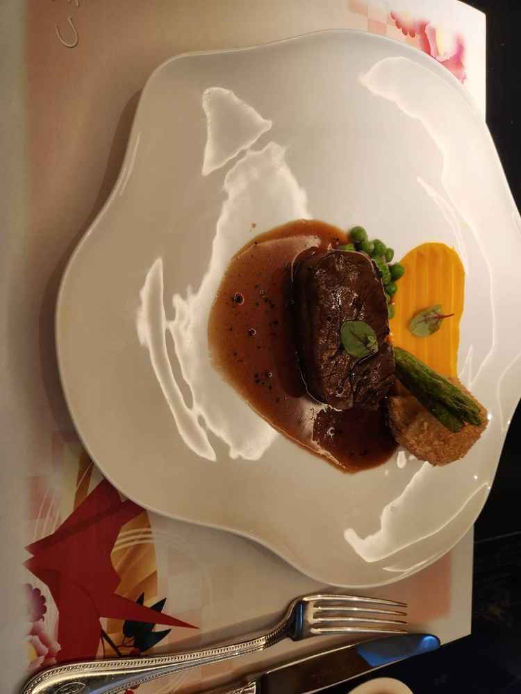 ご試食させていただいた牛フィレ肉です。とても柔らかく、美味しかったです。