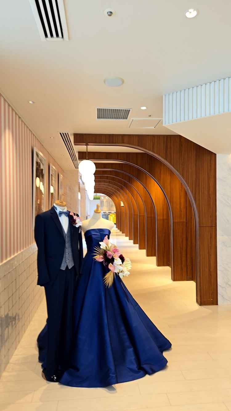 エントランス、更衣室、チャペル、披露宴会場と全ての部屋が1つの階に収まってるので、導線がとても楽。