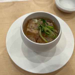 試食でいただいたお茶漬けです。出汁がきいていてとても美味しかったです。