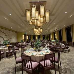 広々とした披露宴会場。