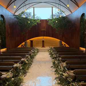 チャペル入場した際の写真です。