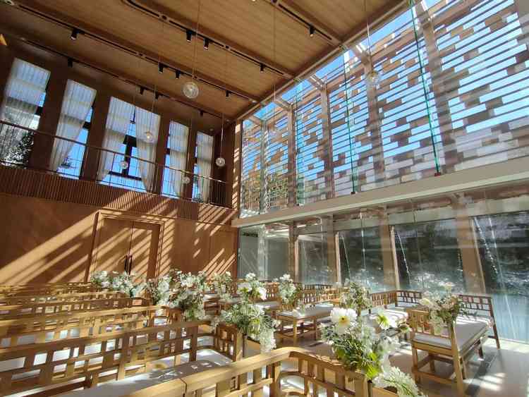 チャペルの内装の様子