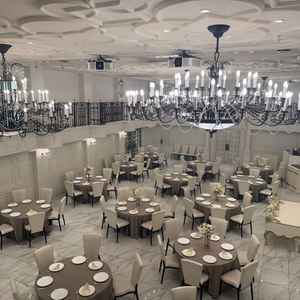 披露宴会場階段上からの眺め