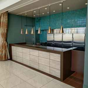 オープンキッチンのこだわりが良い