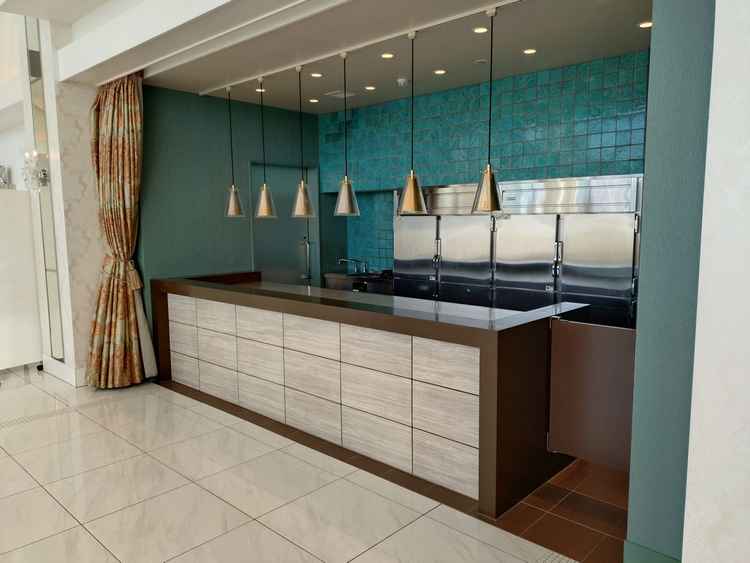 オープンキッチンのこだわりが良い