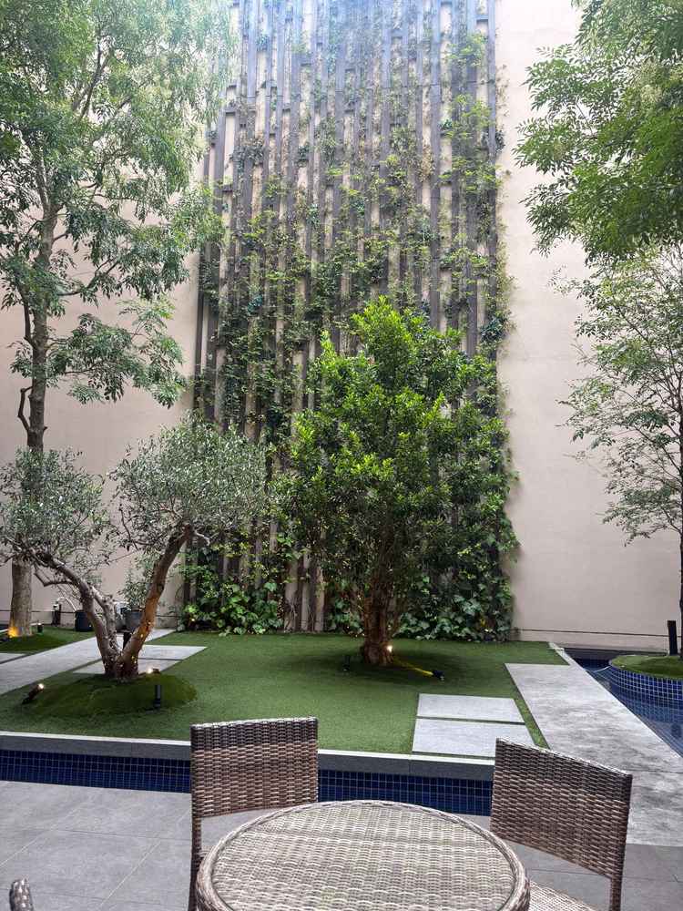 ガーデンの雰囲気が素敵