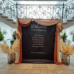 挙式後のウェルカムパーティ会場