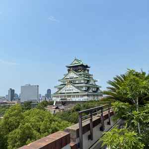 屋上には大阪城をゲストはサプライズ演出できるというところも特別感があり素敵でした！