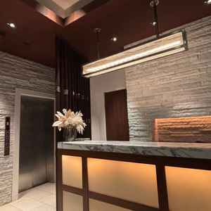 受付がシンプルで分かりやすく、かっこいいなと思いました。