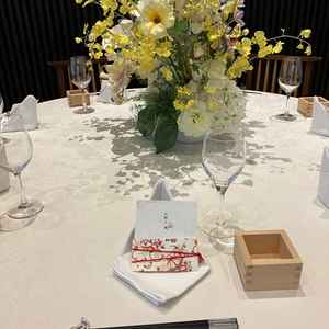 テーブルに枡が置くことができるのが、他と違っておもしろかった。