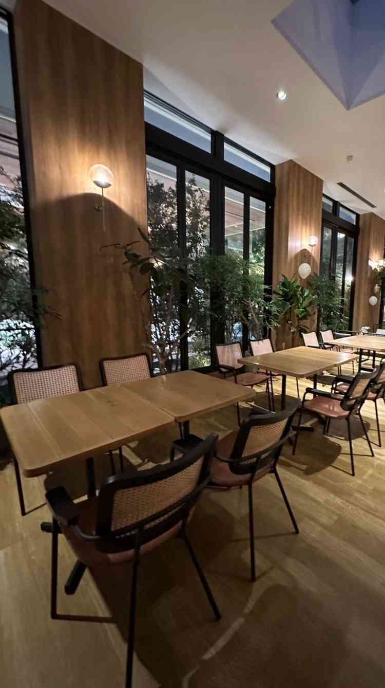 カフェラウンジです。ゲストがくつろげるところ