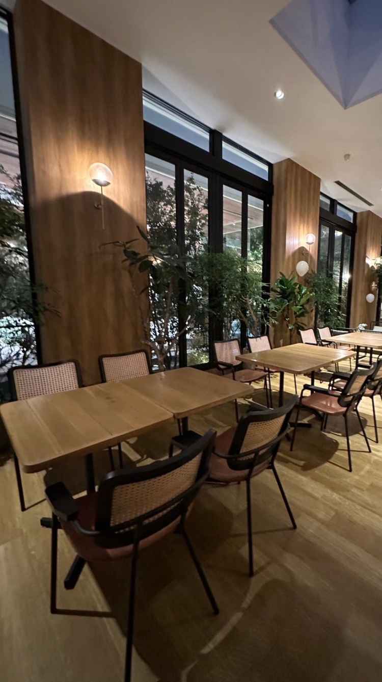 カフェラウンジです。ゲストがくつろげるところ