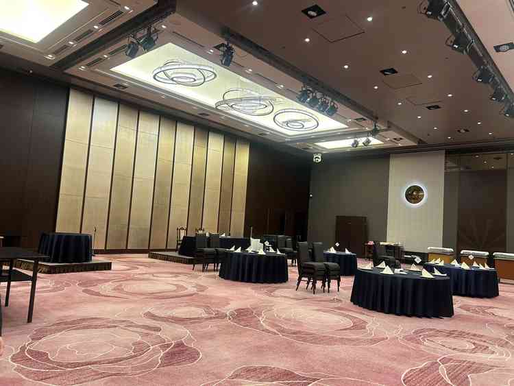 披露宴会場です。