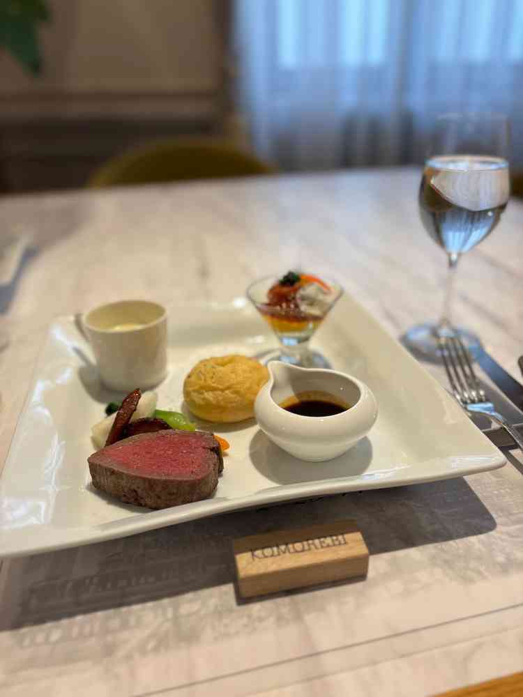 試食。さつまいものポタージュがとっても美味しかった。