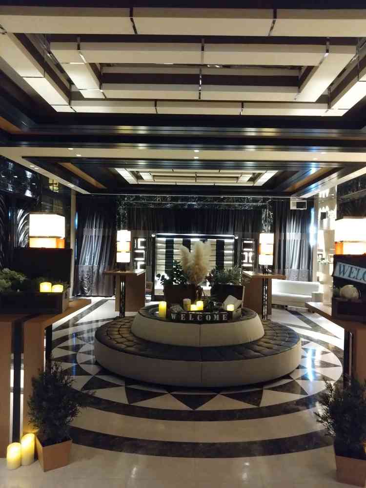 貸切フロア内の待合室スペース